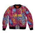 Personalised Crows NAIDOC Week 2024 Bomber Jacket Aussie Aboriginal Art