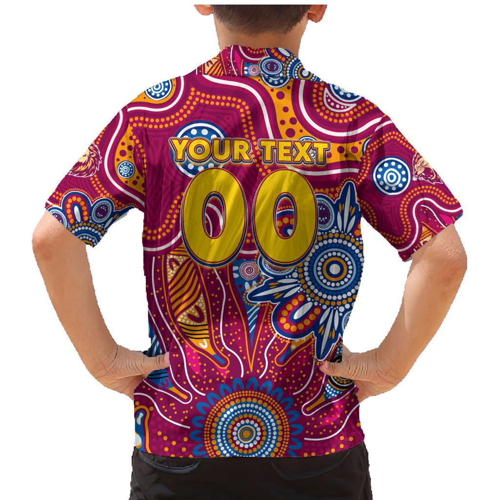 Personalised Crows NAIDOC Week 2024 Family Matching Mermaid Dress and Hawaiian Shirt Aussie Aboriginal Art