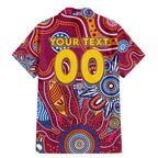Personalised Crows NAIDOC Week 2024 Family Matching Mermaid Dress and Hawaiian Shirt Aussie Aboriginal Art