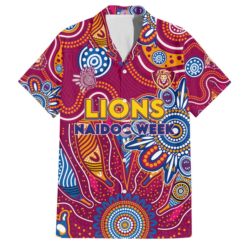 Personalised Crows NAIDOC Week 2024 Family Matching Off The Shoulder Long Sleeve Dress and Hawaiian Shirt Aussie Aboriginal Art