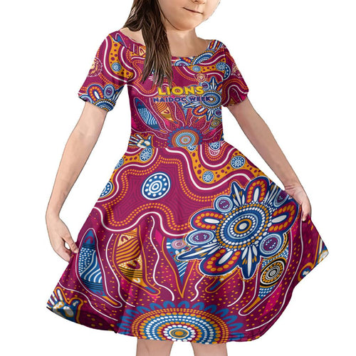 Personalised Crows NAIDOC Week 2024 Family Matching Off Shoulder Short Dress and Hawaiian Shirt Aussie Aboriginal Art