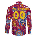 Personalised Crows NAIDOC Week 2024 Family Matching Short Sleeve Bodycon Dress and Hawaiian Shirt Aussie Aboriginal Art
