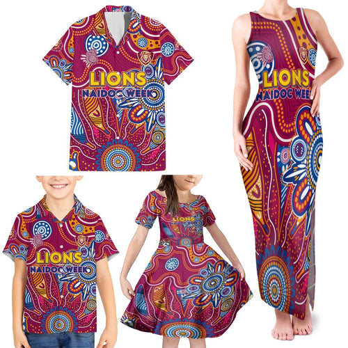 Personalised Crows NAIDOC Week 2024 Family Matching Tank Maxi Dress and Hawaiian Shirt Aussie Aboriginal Art