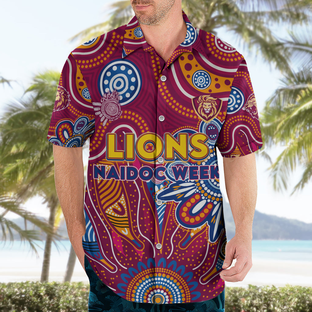 Personalised Crows NAIDOC Week 2024 Hawaiian Shirt Aussie Aboriginal Art