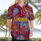 Personalised Crows NAIDOC Week 2024 Hawaiian Shirt Aussie Aboriginal Art