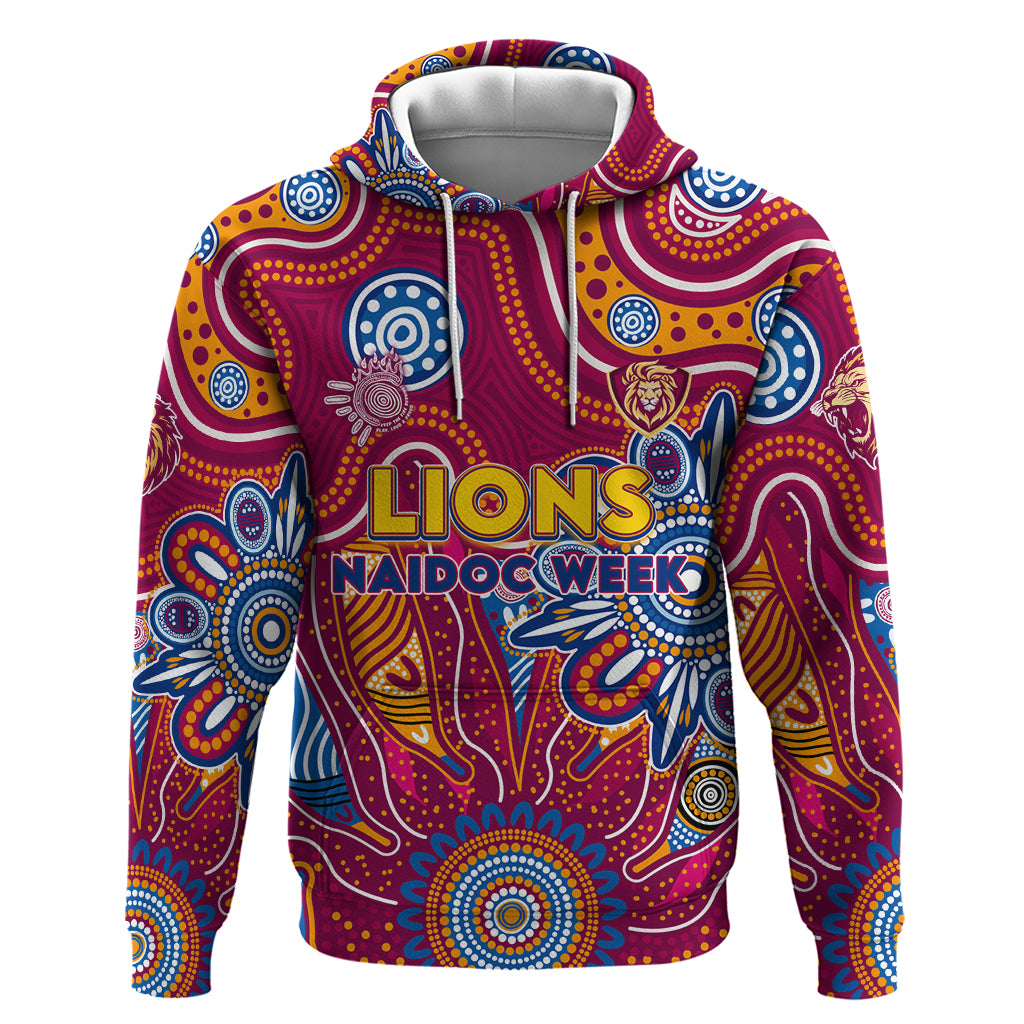 Personalised Crows NAIDOC Week 2024 Hoodie Aussie Aboriginal Art