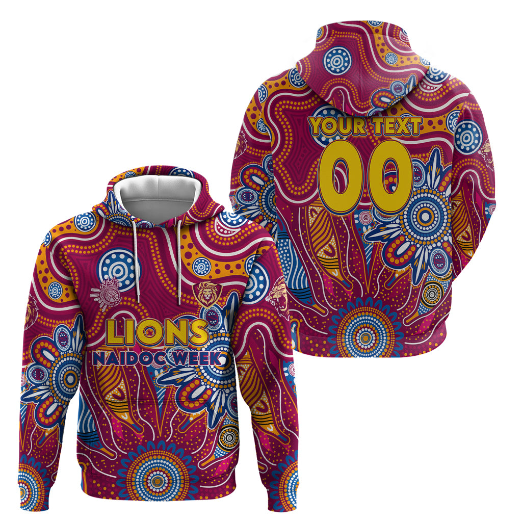 Personalised Crows NAIDOC Week 2024 Hoodie Aussie Aboriginal Art