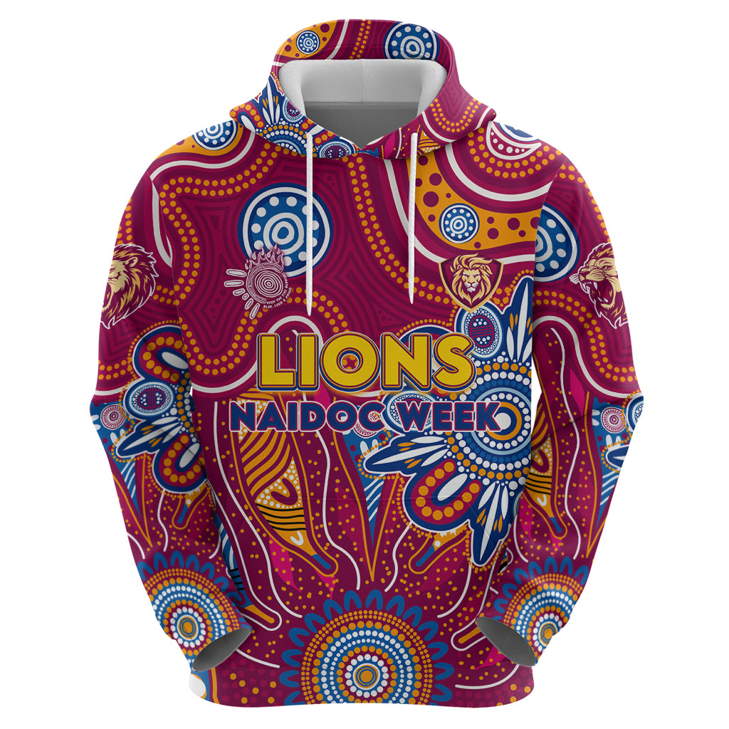 Personalised Crows NAIDOC Week 2024 Hoodie Aussie Aboriginal Art
