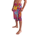 Personalised Crows NAIDOC Week 2024 Lavalava Aussie Aboriginal Art