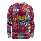 Personalised Crows NAIDOC Week 2024 Long Sleeve Shirt Aussie Aboriginal Art