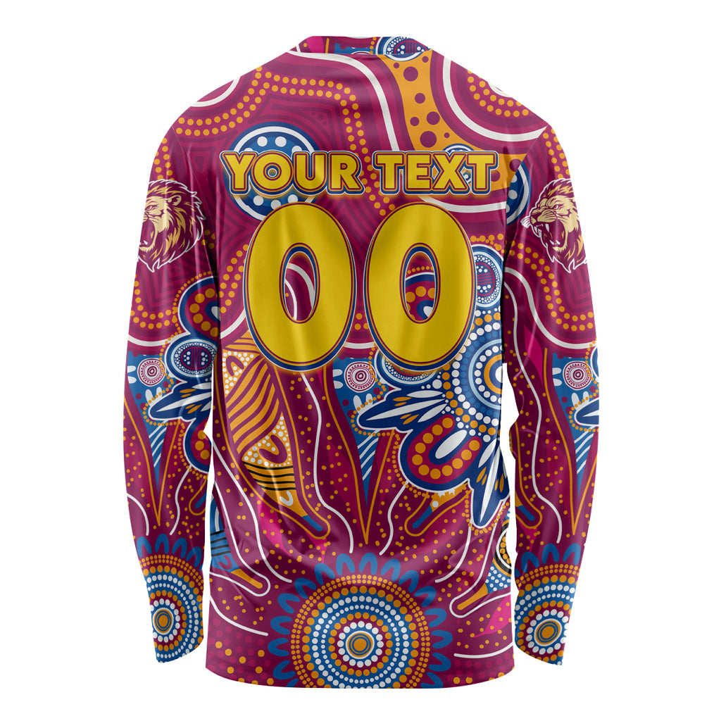 Personalised Crows NAIDOC Week 2024 Long Sleeve Shirt Aussie Aboriginal Art