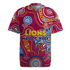 Personalised Crows NAIDOC Week 2024 Rugby Jersey Aussie Aboriginal Art
