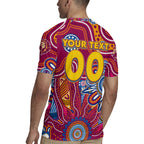 Personalised Crows NAIDOC Week 2024 Rugby Jersey Aussie Aboriginal Art
