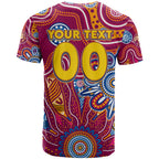 Personalised Crows NAIDOC Week 2024 T Shirt Aussie Aboriginal Art