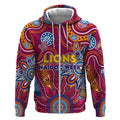 Personalised Crows NAIDOC Week 2024 Zip Hoodie Aussie Aboriginal Art