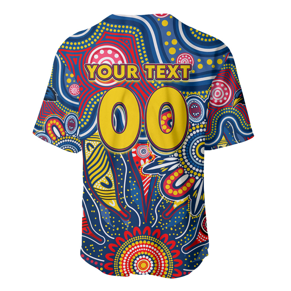 Personalised Lions NAIDOC Week 2024 Baseball Jersey Aussie Aboriginal Art