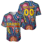 Personalised Lions NAIDOC Week 2024 Baseball Jersey Aussie Aboriginal Art