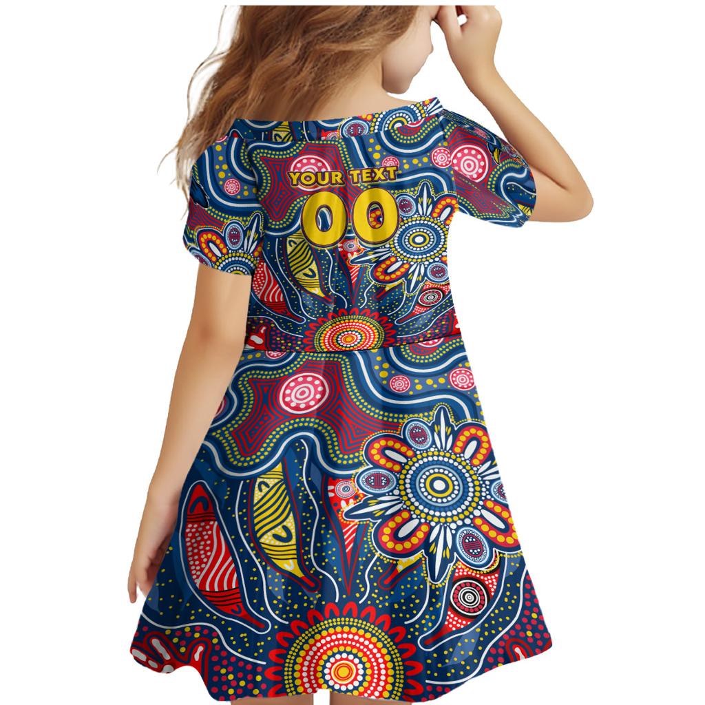 Personalised Lions NAIDOC Week 2024 Family Matching Mermaid Dress and Hawaiian Shirt Aussie Aboriginal Art
