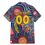 Personalised Lions NAIDOC Week 2024 Family Matching Mermaid Dress and Hawaiian Shirt Aussie Aboriginal Art