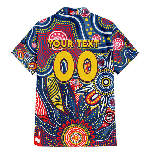 Personalised Lions NAIDOC Week 2024 Family Matching Mermaid Dress and Hawaiian Shirt Aussie Aboriginal Art