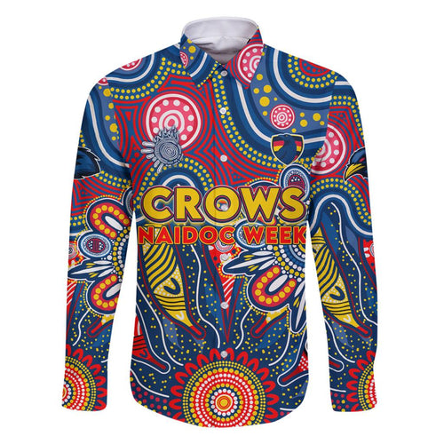 Personalised Lions NAIDOC Week 2024 Family Matching Off The Shoulder Long Sleeve Dress and Hawaiian Shirt Aussie Aboriginal Art