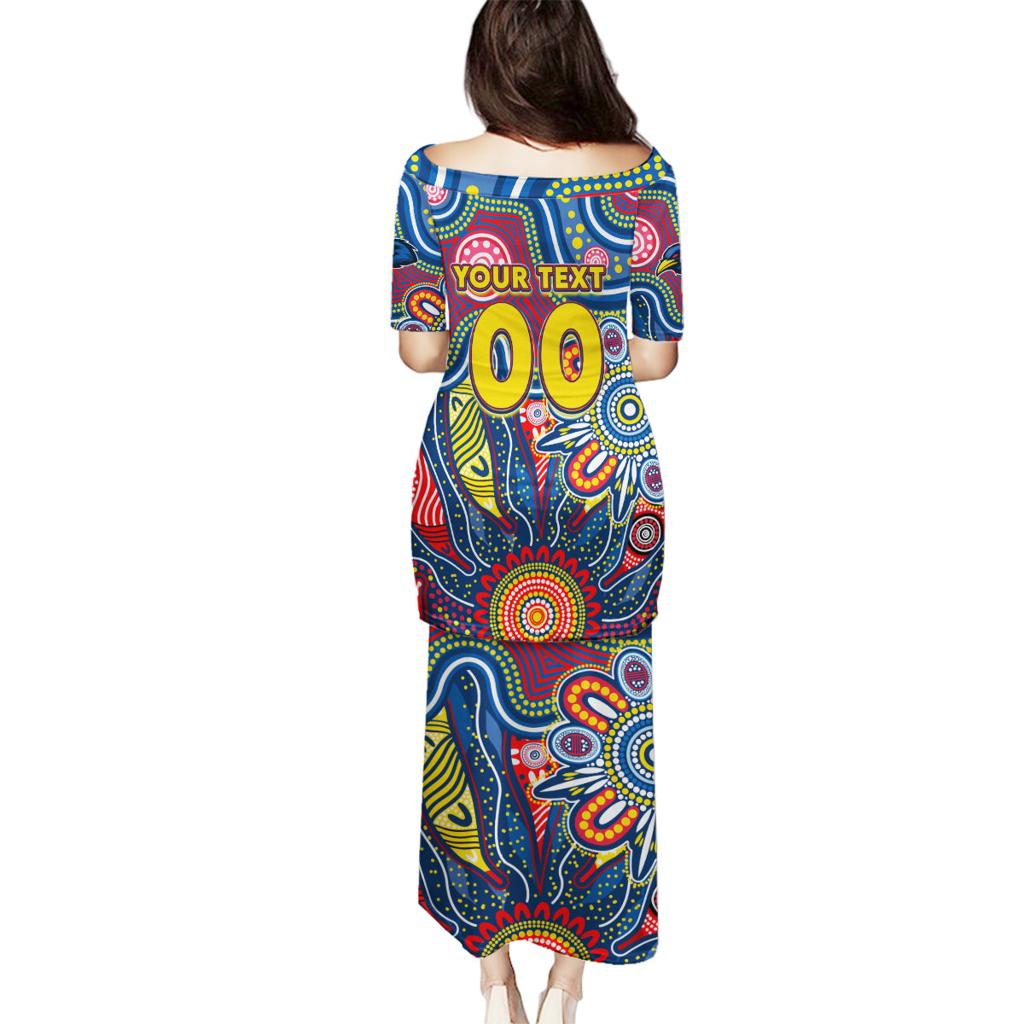 Personalised Lions NAIDOC Week 2024 Family Matching Puletasi and Hawaiian Shirt Aussie Aboriginal Art