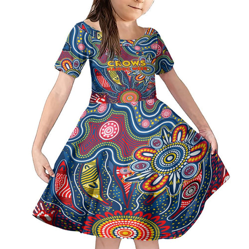 Personalised Lions NAIDOC Week 2024 Family Matching Short Sleeve Bodycon Dress and Hawaiian Shirt Aussie Aboriginal Art