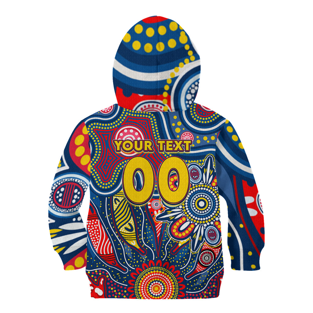 Personalised Lions NAIDOC Week 2024 Kid Hoodie Aussie Aboriginal Art