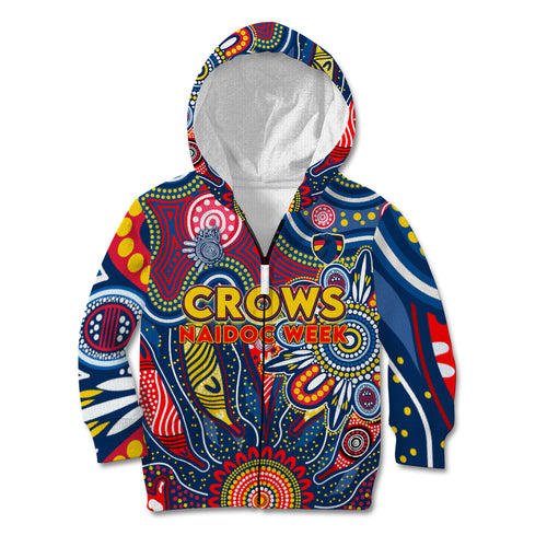 Personalised Lions NAIDOC Week 2024 Kid Hoodie Aussie Aboriginal Art