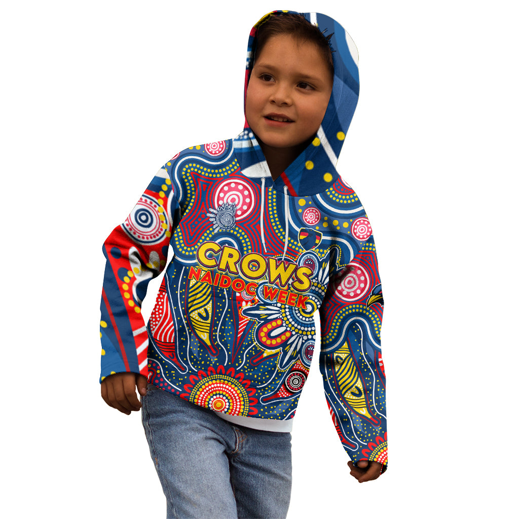 Personalised Lions NAIDOC Week 2024 Kid Hoodie Aussie Aboriginal Art
