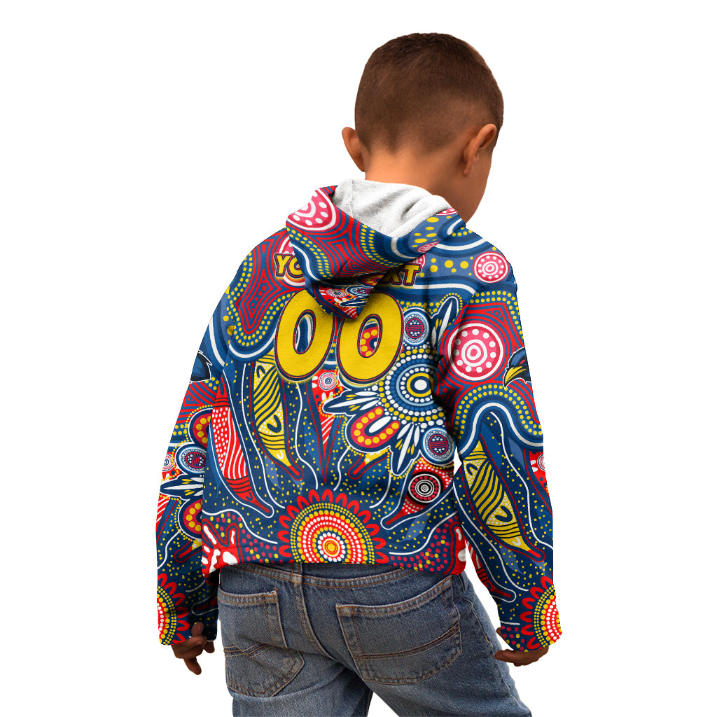 Personalised Lions NAIDOC Week 2024 Kid Hoodie Aussie Aboriginal Art
