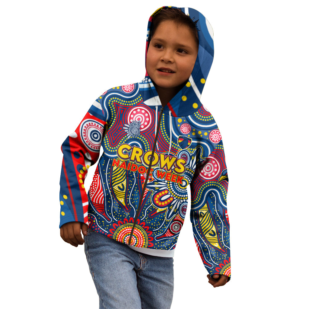 Personalised Lions NAIDOC Week 2024 Kid Hoodie Aussie Aboriginal Art