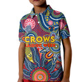 Personalised Lions NAIDOC Week 2024 Kid Polo Shirt Aussie Aboriginal Art
