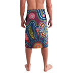 Personalised Lions NAIDOC Week 2024 Lavalava Aussie Aboriginal Art