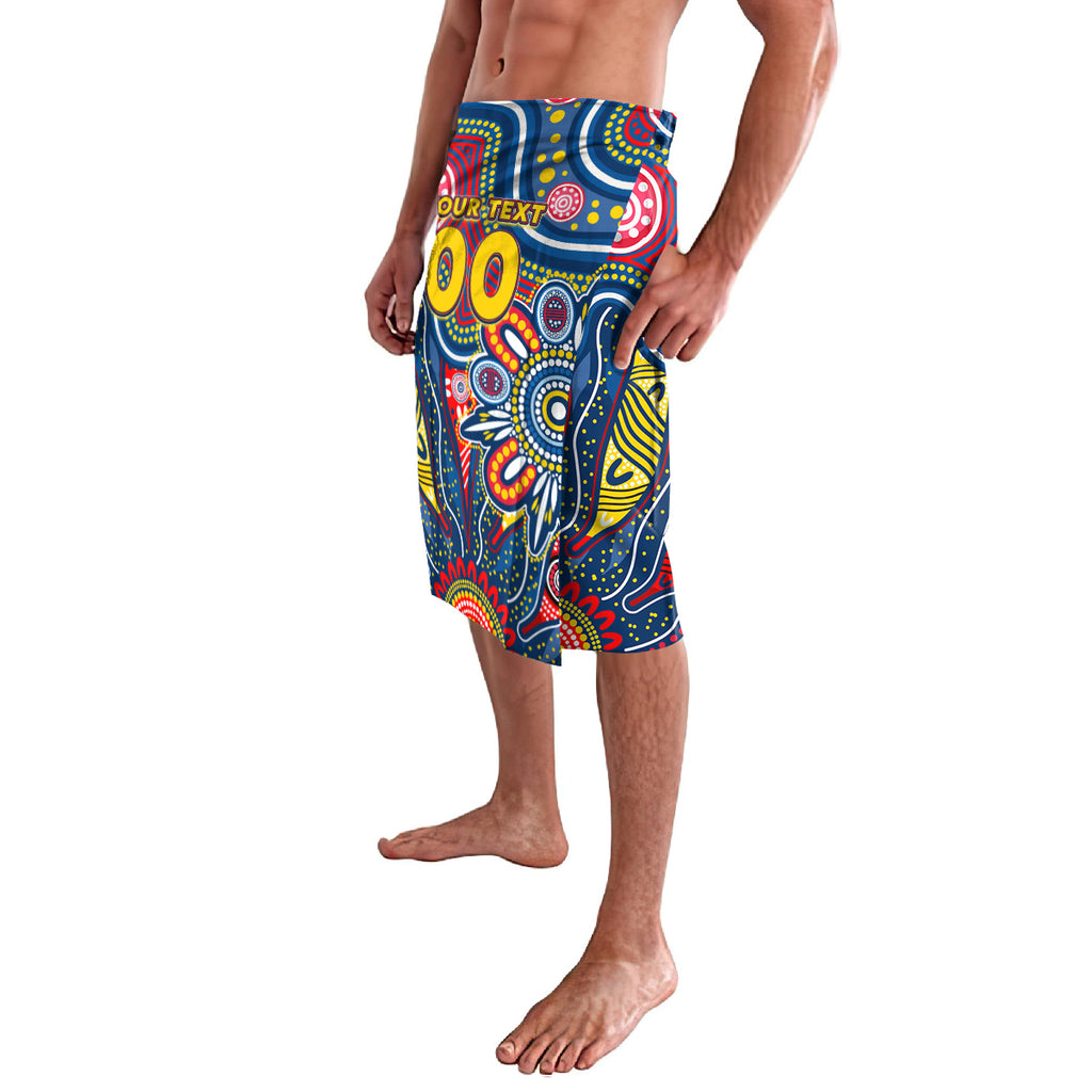 Personalised Lions NAIDOC Week 2024 Lavalava Aussie Aboriginal Art