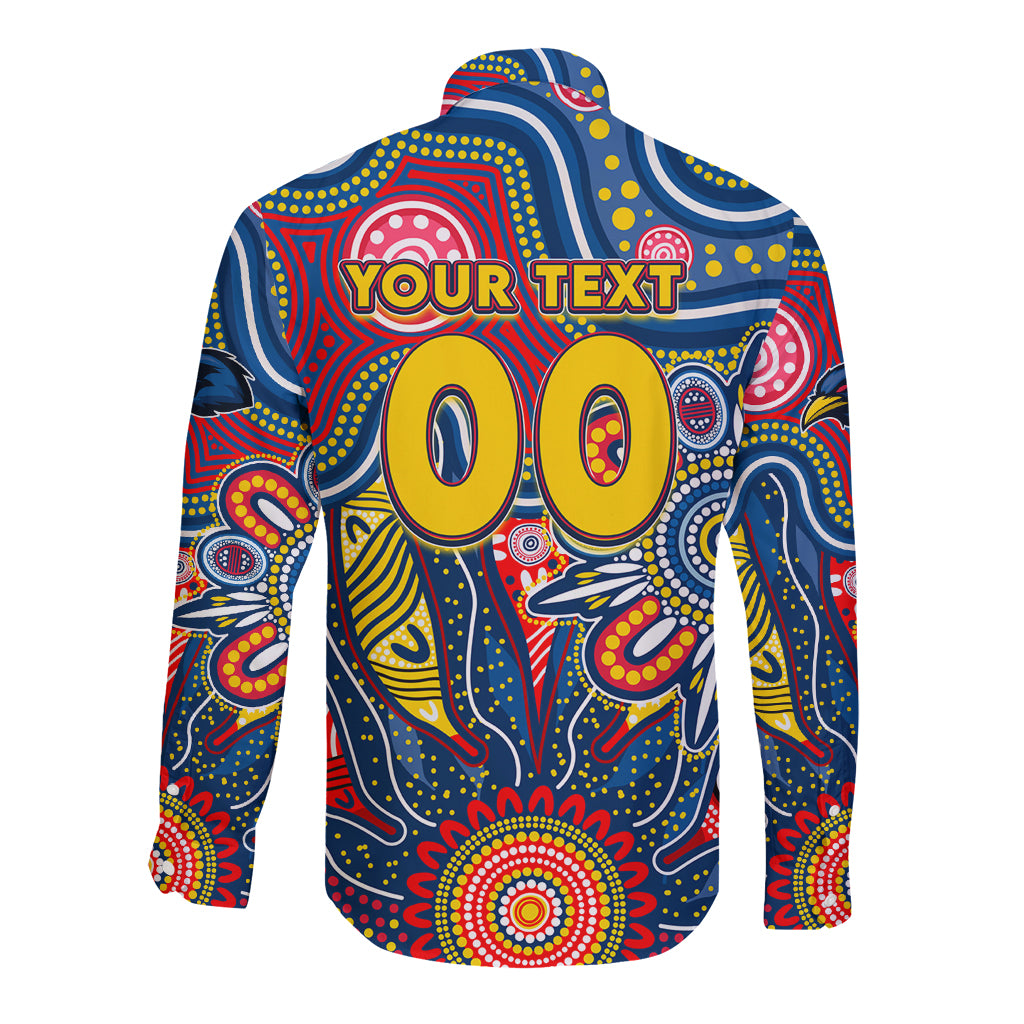 Personalised Lions NAIDOC Week 2024 Long Sleeve Button Shirt Aussie Aboriginal Art