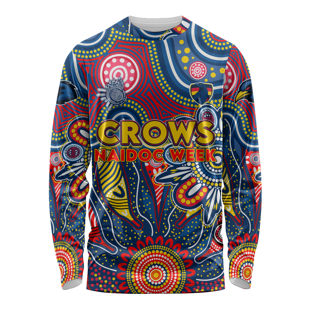 Personalised Lions NAIDOC Week 2024 Long Sleeve Shirt Aussie Aboriginal Art