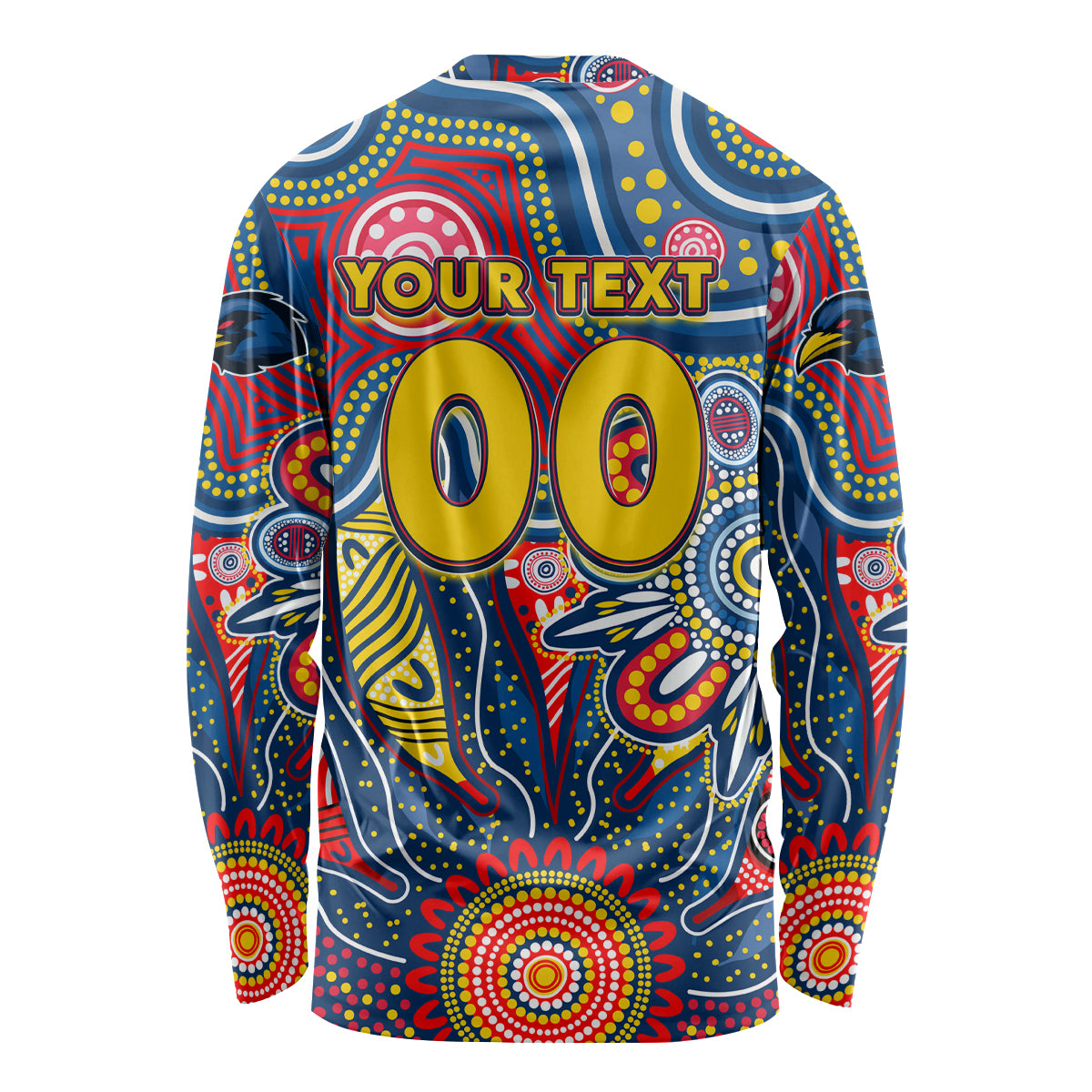 Personalised Lions NAIDOC Week 2024 Long Sleeve Shirt Aussie Aboriginal Art
