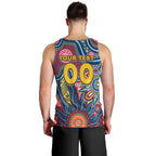 Personalised Lions NAIDOC Week 2024 Men Tank Top Aussie Aboriginal Art