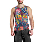 Personalised Lions NAIDOC Week 2024 Men Tank Top Aussie Aboriginal Art