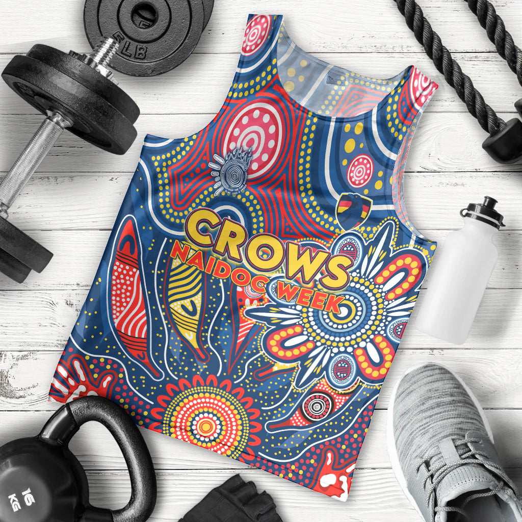 Personalised Lions NAIDOC Week 2024 Men Tank Top Aussie Aboriginal Art