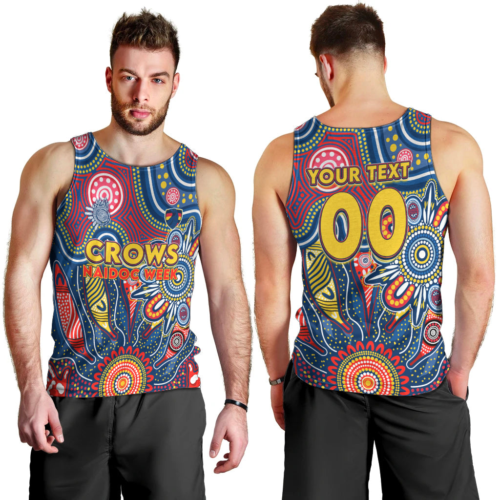 Personalised Lions NAIDOC Week 2024 Men Tank Top Aussie Aboriginal Art