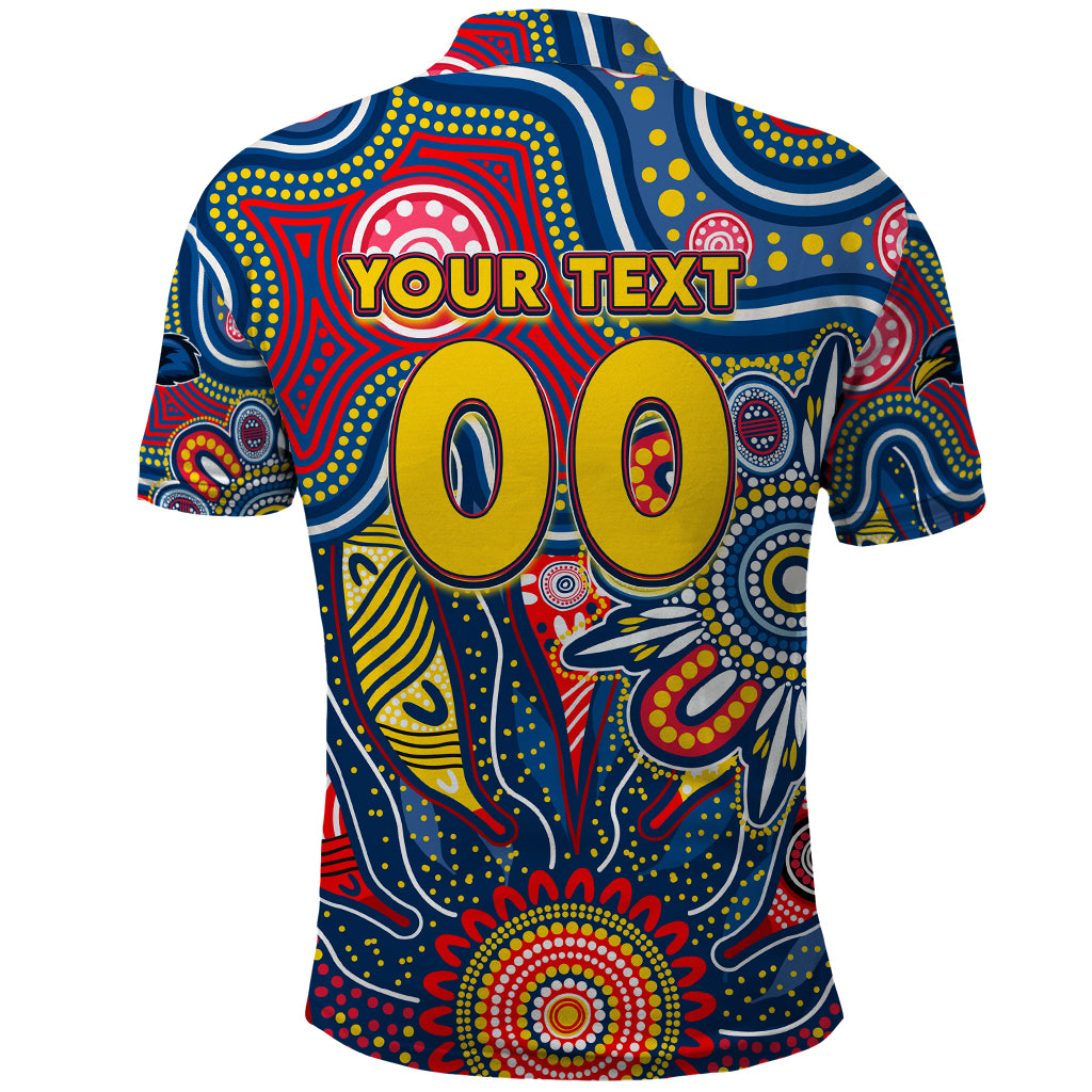 Personalised Lions NAIDOC Week 2024 Polo Shirt Aussie Aboriginal Art
