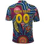 Personalised Lions NAIDOC Week 2024 Polo Shirt Aussie Aboriginal Art