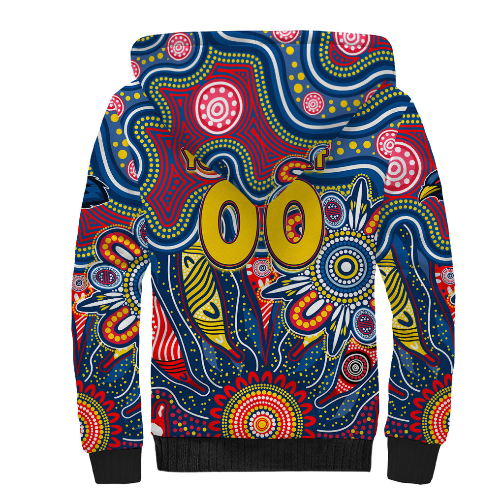Personalised Lions NAIDOC Week 2024 Sherpa Hoodie Aussie Aboriginal Art