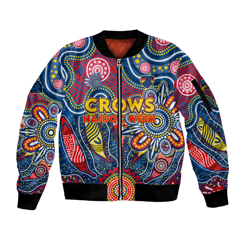 Personalised Lions NAIDOC Week 2024 Sleeve Zip Bomber Jacket Aussie Aboriginal Art
