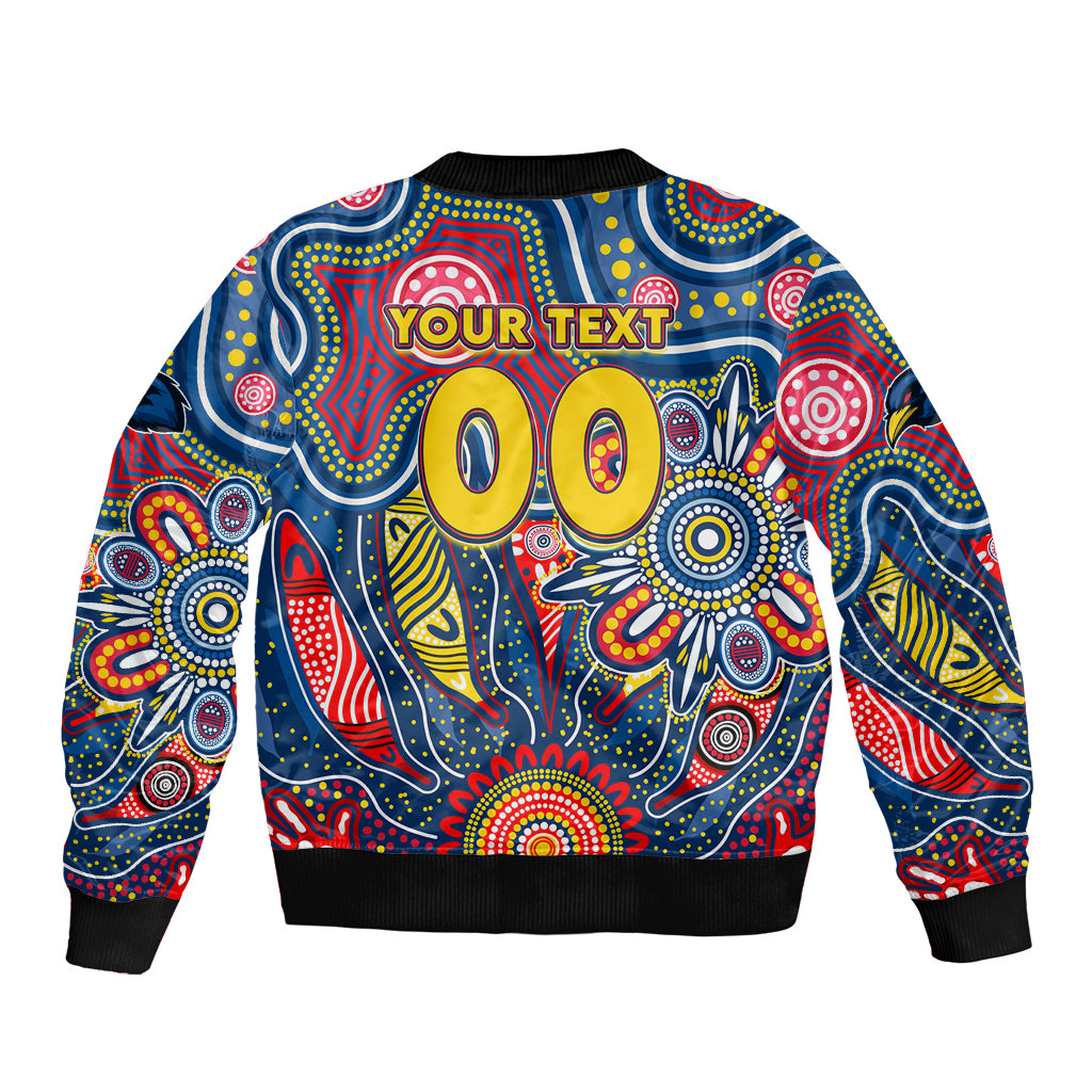 Personalised Lions NAIDOC Week 2024 Sleeve Zip Bomber Jacket Aussie Aboriginal Art