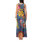 Personalised Lions NAIDOC Week 2024 Tank Maxi Dress Aussie Aboriginal Art