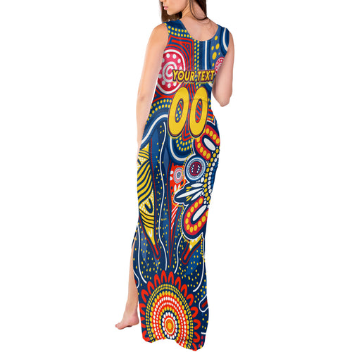 Personalised Lions NAIDOC Week 2024 Tank Maxi Dress Aussie Aboriginal Art