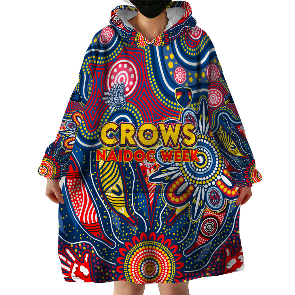Personalised Lions NAIDOC Week 2024 Wearable Blanket Hoodie Aussie Aboriginal Art